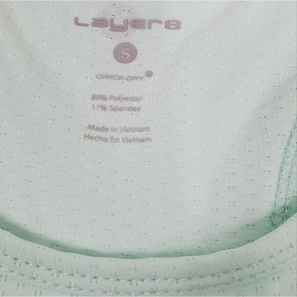 Layers Quick Dry Split Back Racer Tank Top Small - Picture 7 of 7
